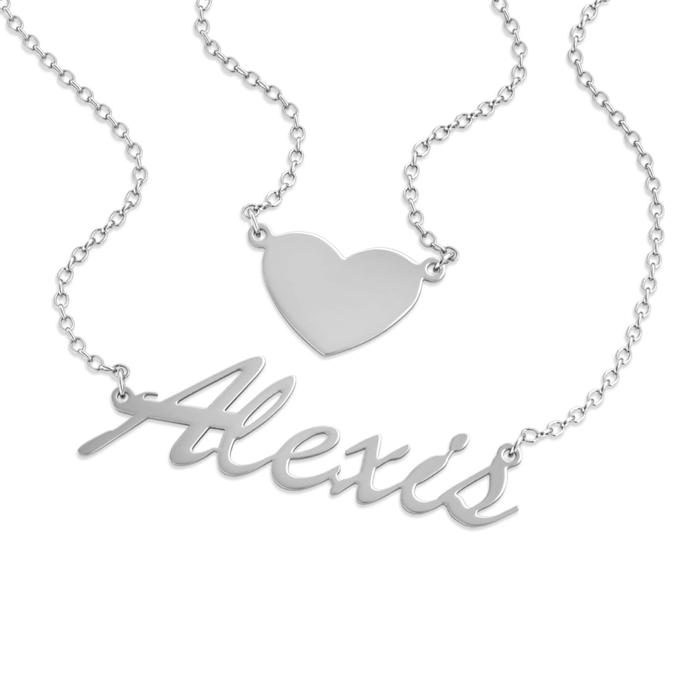 Personalised Two Layers Name Necklace