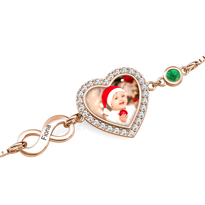 Heart Photo Bracelet