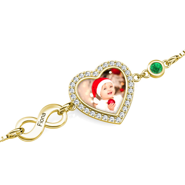 Heart Photo Bracelet