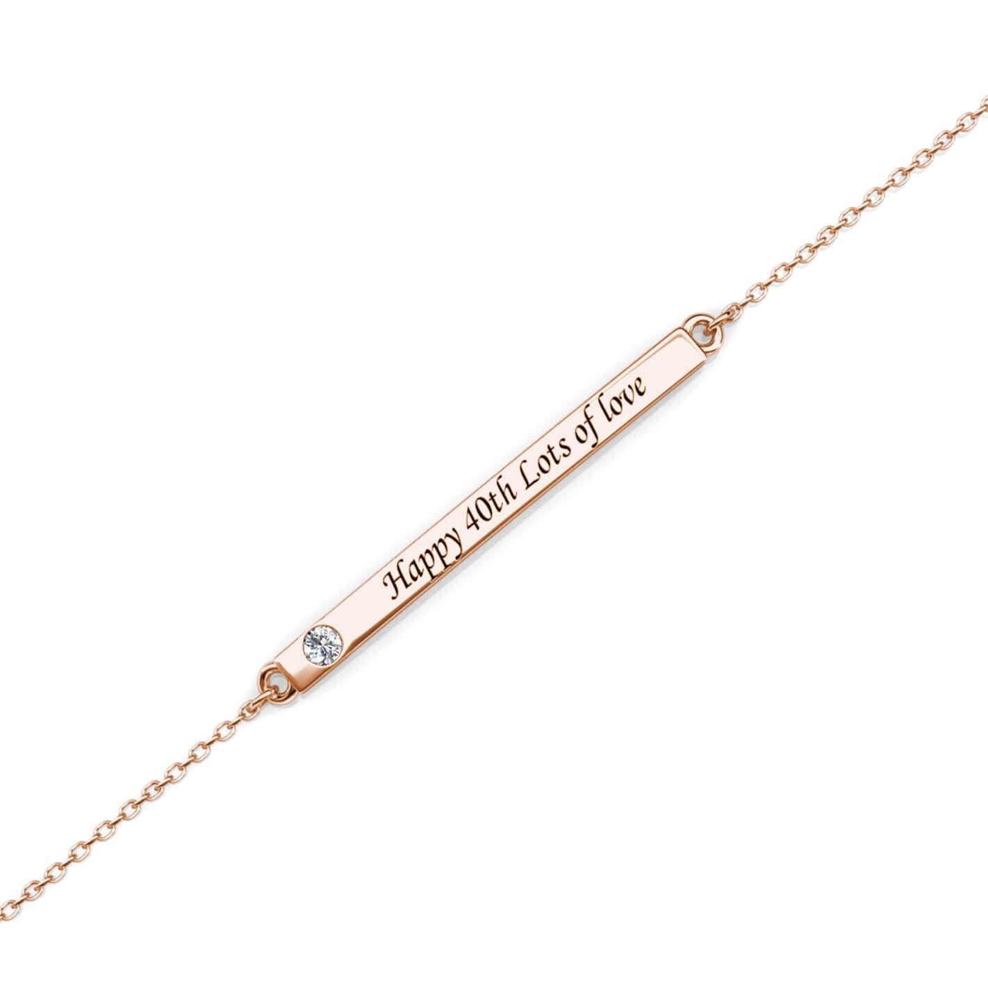 Birthstone Bar Bracelet