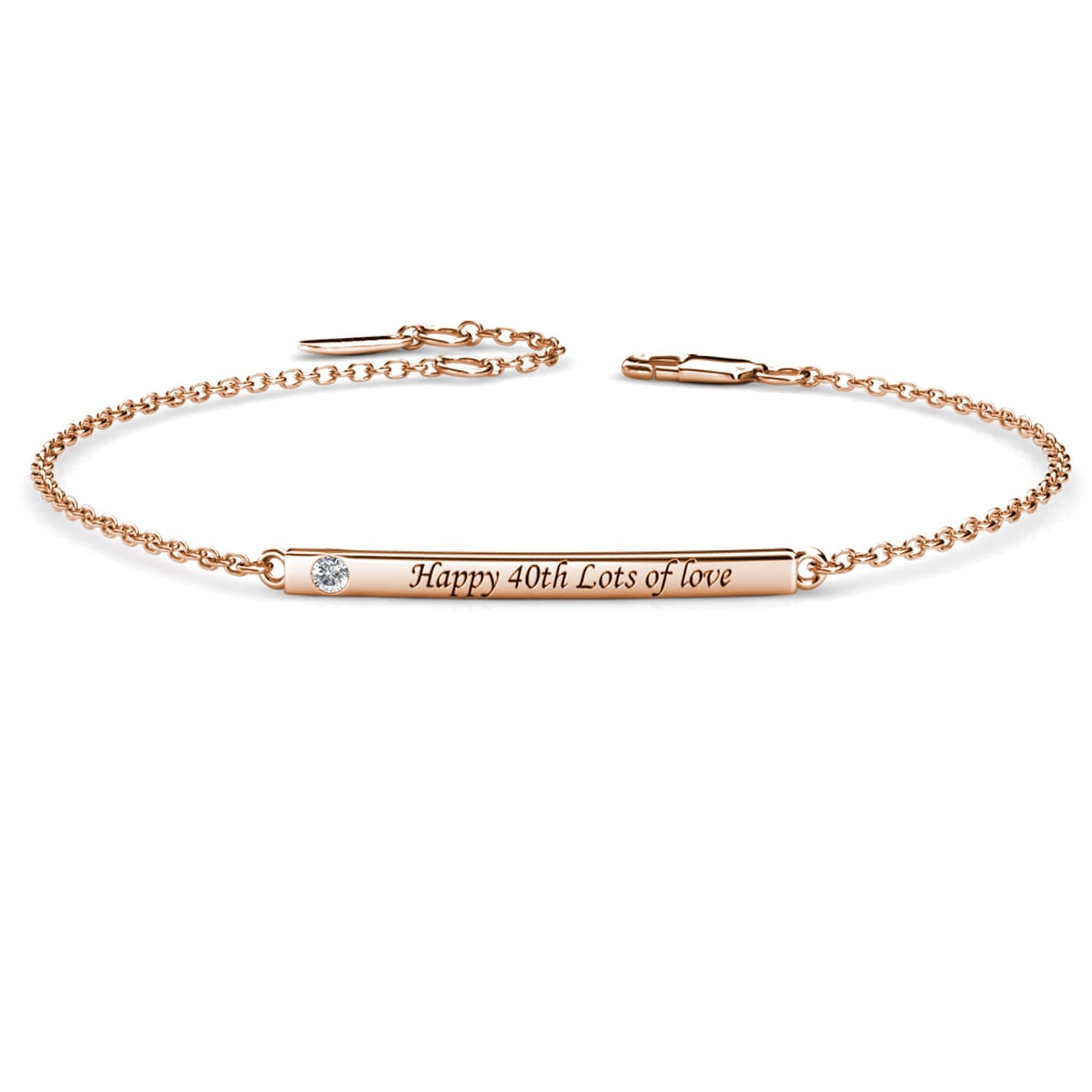 Birthstone Bar Bracelet