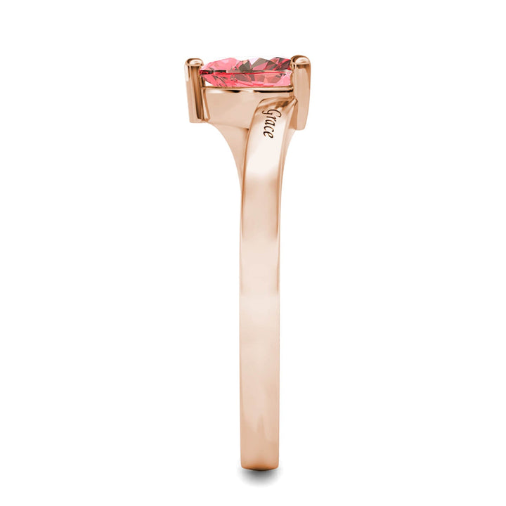 Heart Birthstone Ring