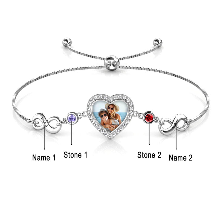 Heart Photo Bracelet