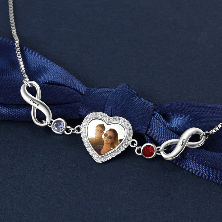 Heart Photo Bracelet