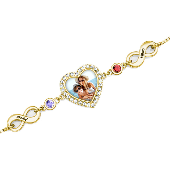 Heart Photo Bracelet