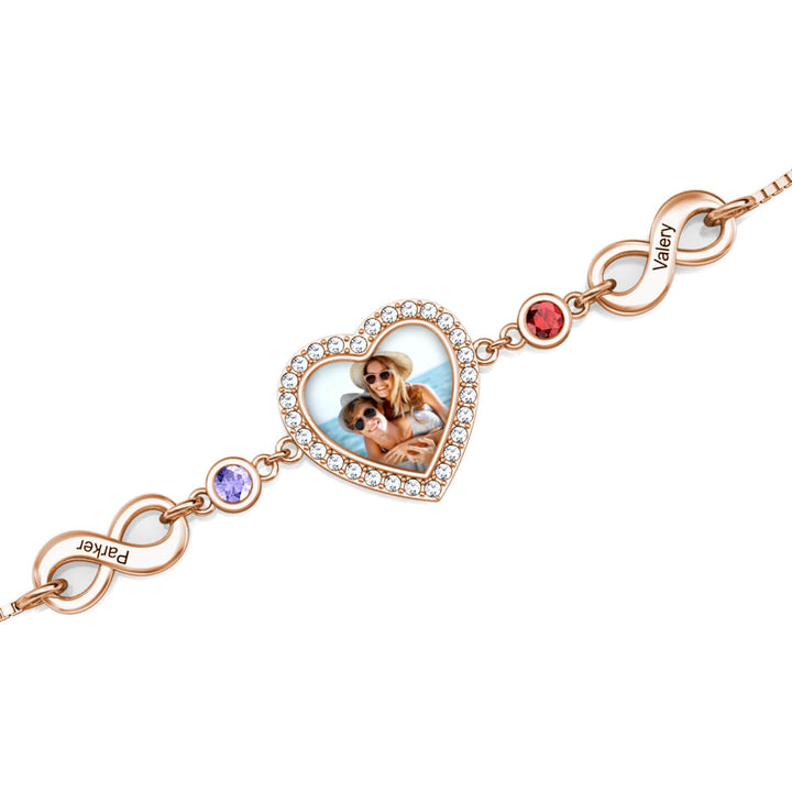 Heart Photo Bracelet