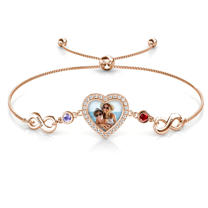 Heart Photo Bracelet