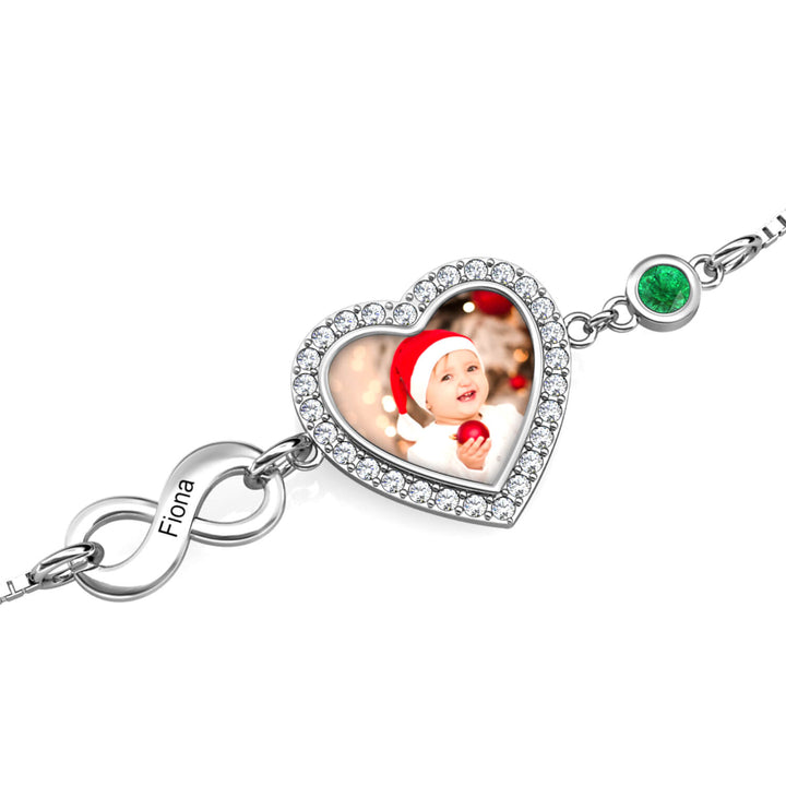 Heart Photo Bracelet