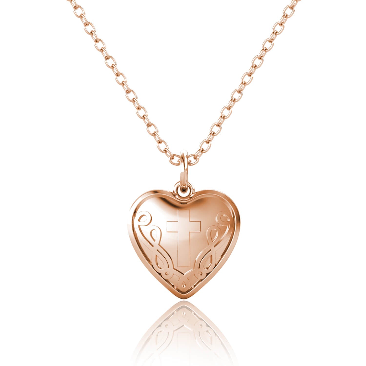 Heart Photo Locket Necklace