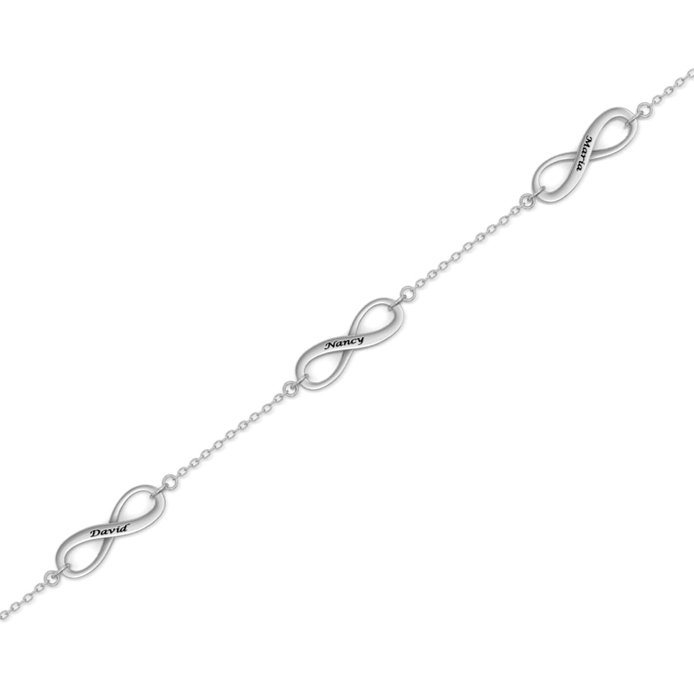 Armbänder mit Gravur - 3 Namensarmband