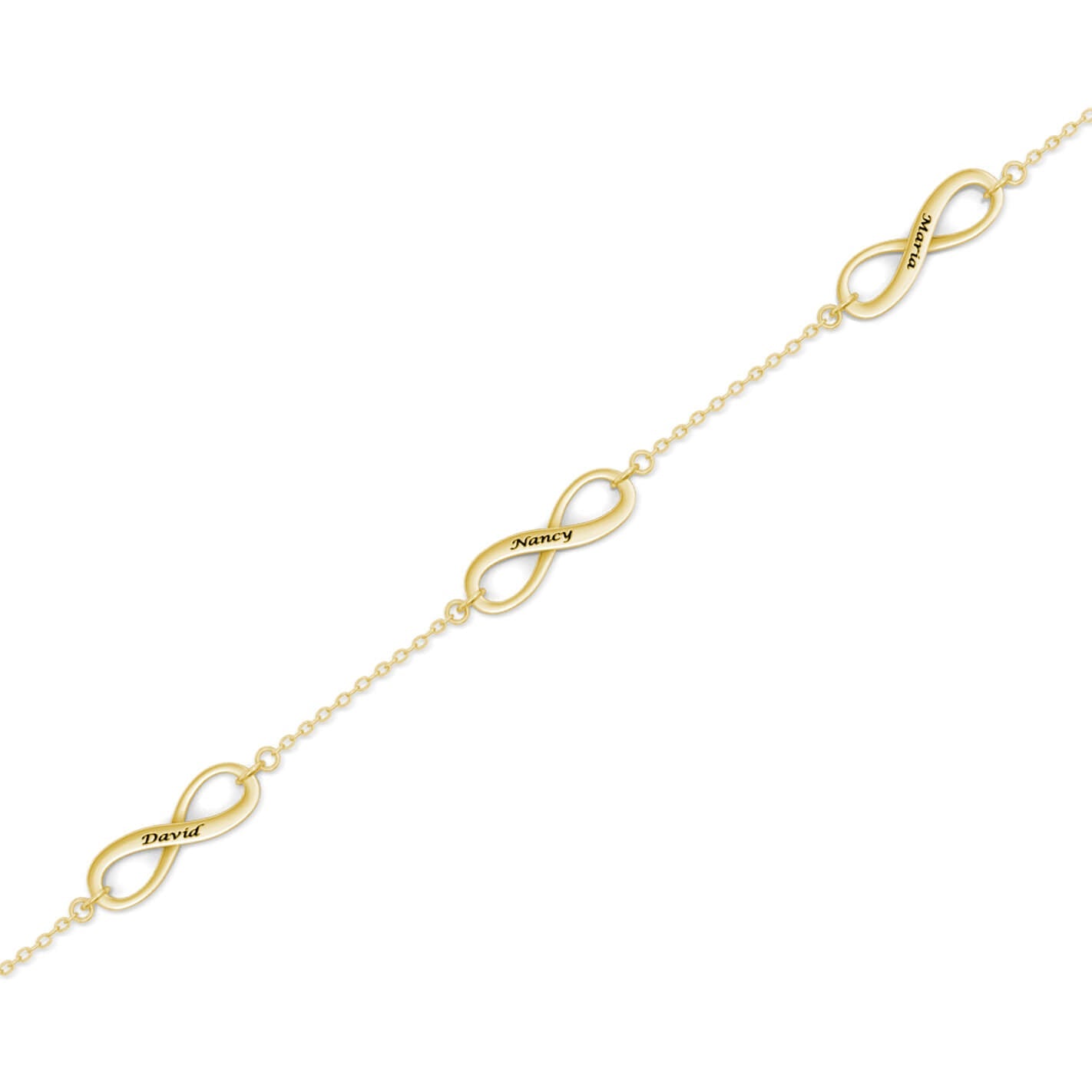 Armbänder mit Gravur - 3 Namensarmband