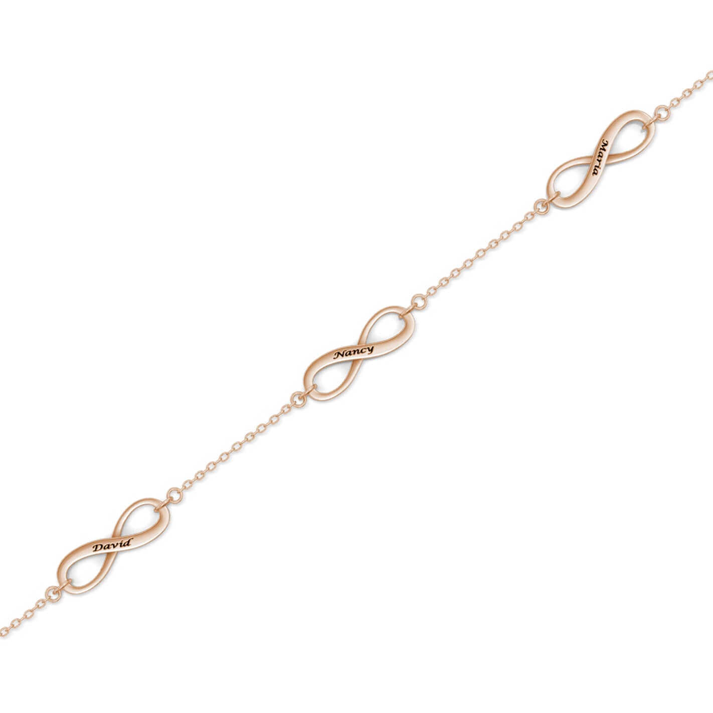 Armbänder mit Gravur - 3 Namensarmband