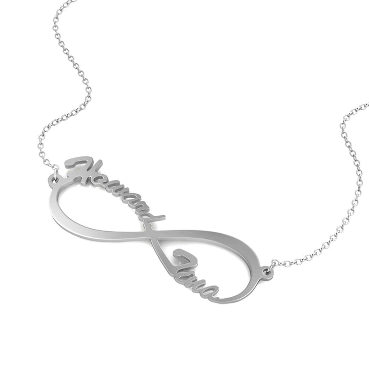Infinity 2 Name Necklace