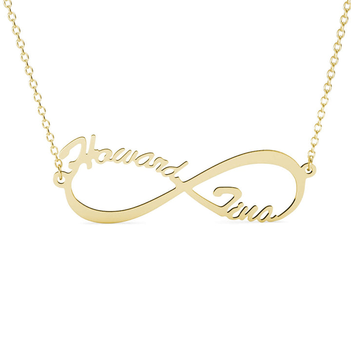 Infinity 2 Name Necklace