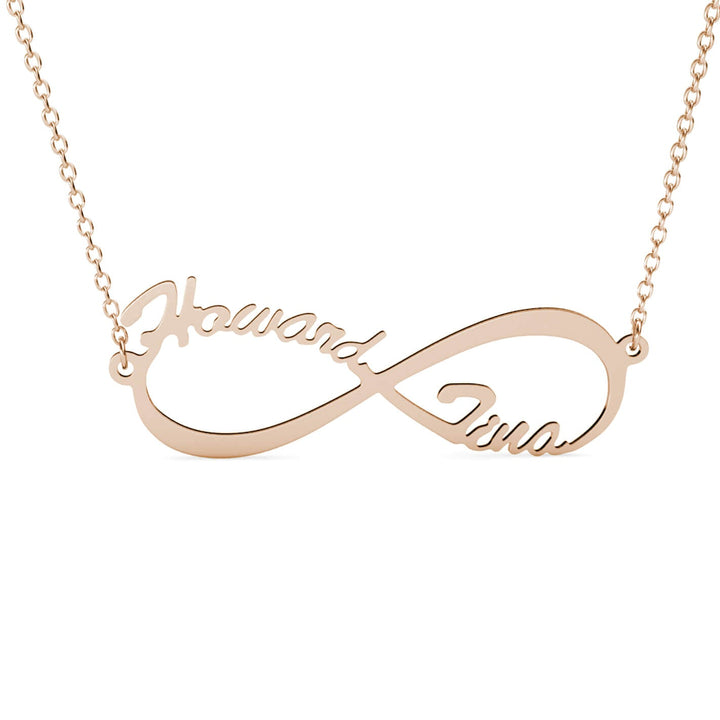 Infinity 2 Name Necklace