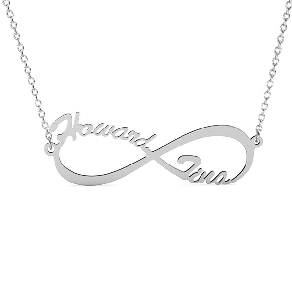 Infinity 2 Name Necklace