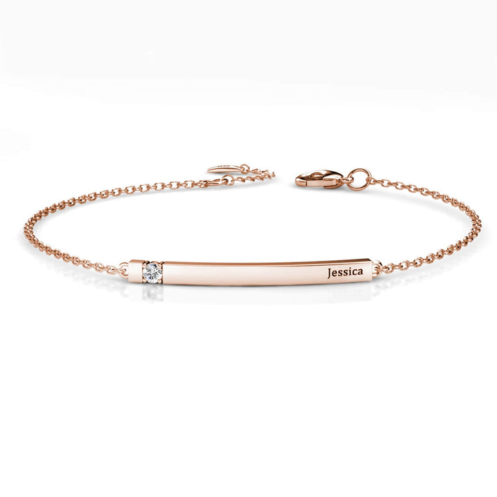 Engraved Bar Bracelet