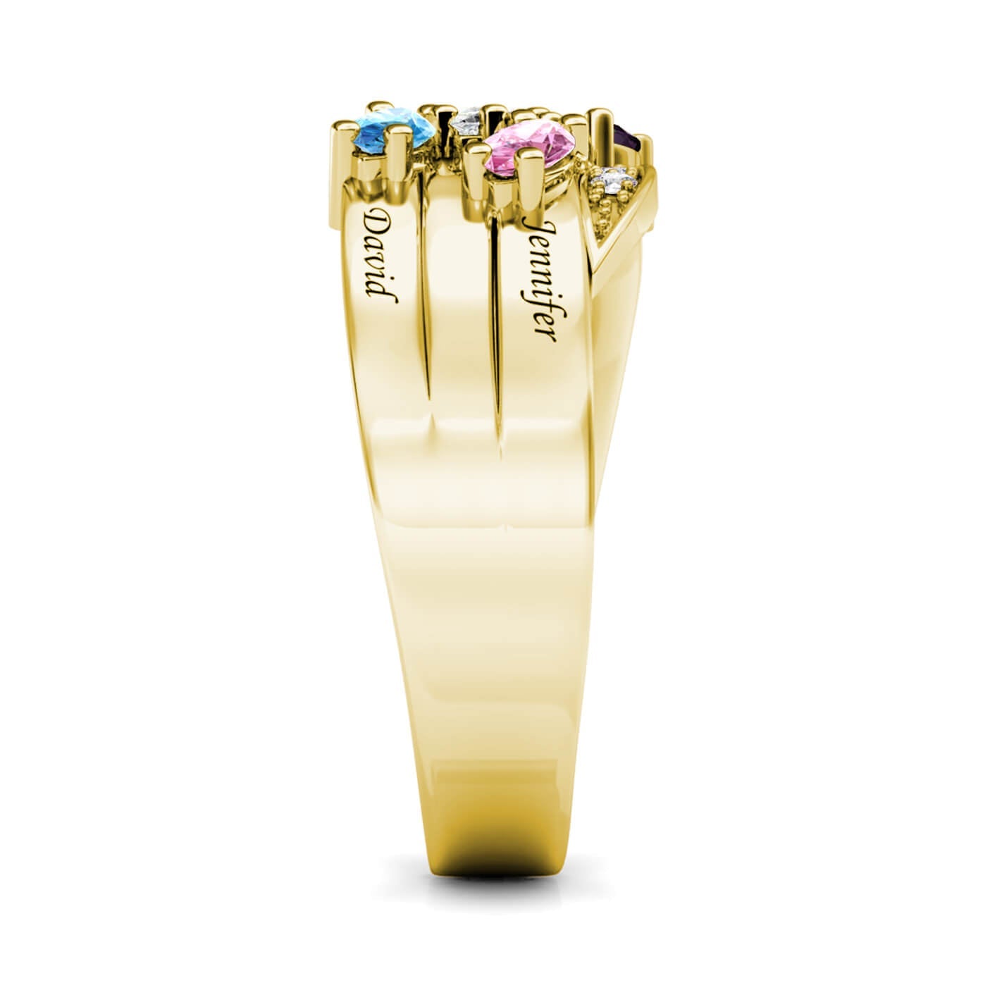 5 Birthstones Ring