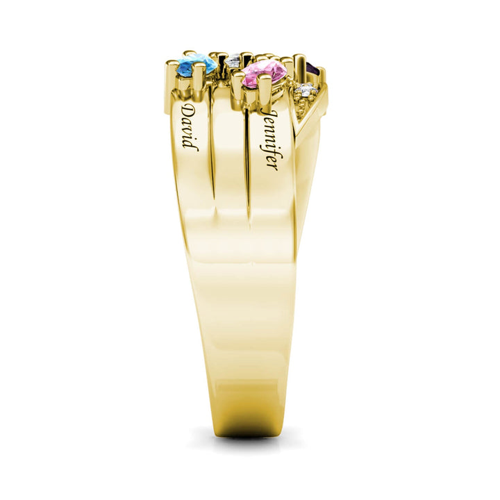 5 Birthstones Ring