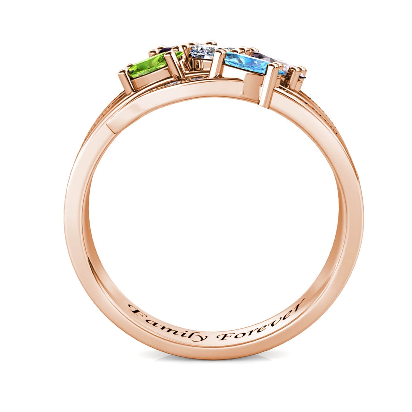 5 Birthstones Ring