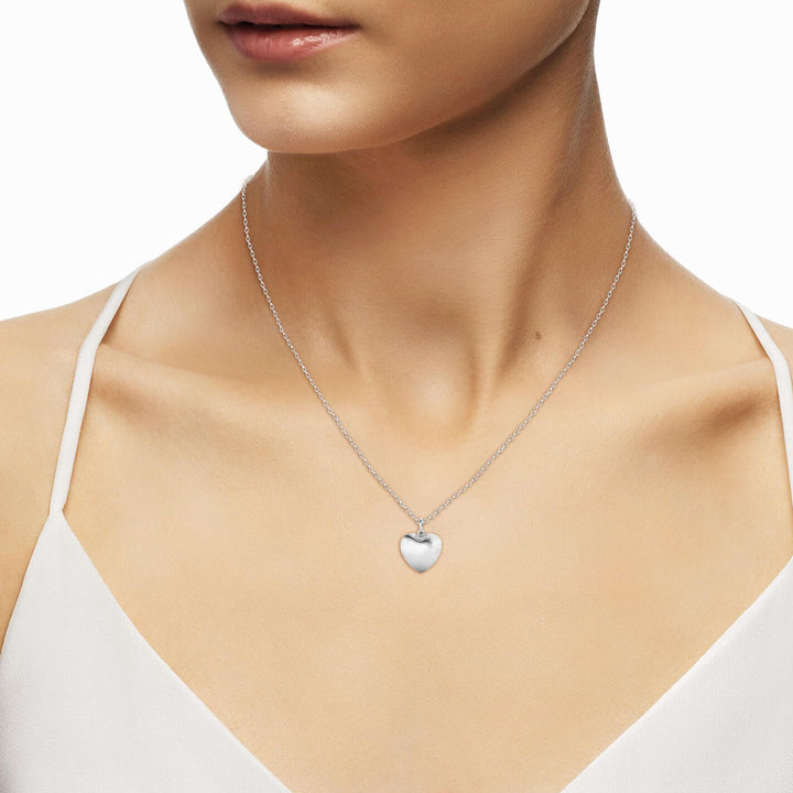 Heart Photo Locket Necklace with Engraving