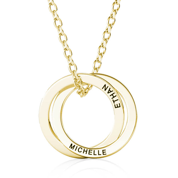 Russian 2 Ring Necklace
