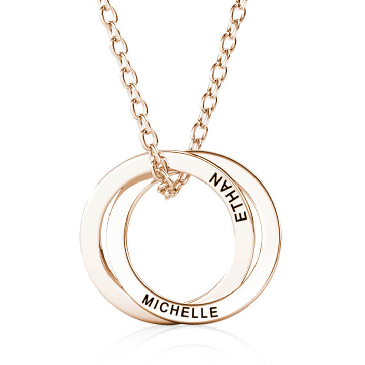 Russian 2 Ring Necklace