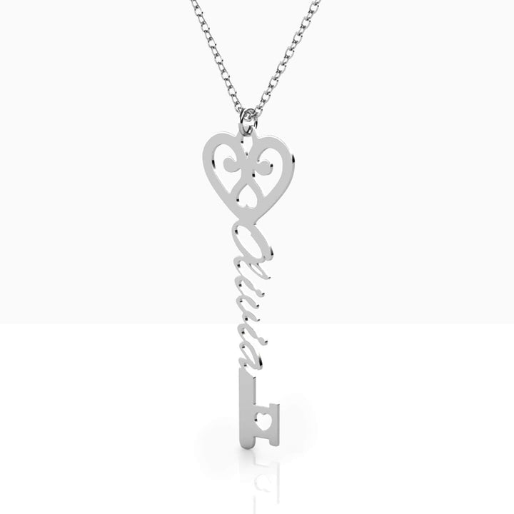 Personalised Key Name Necklace