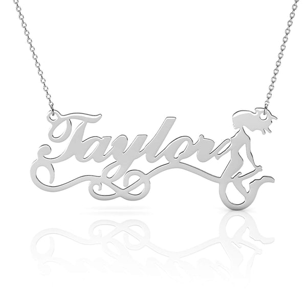 Personalised Mermaid Name Necklace