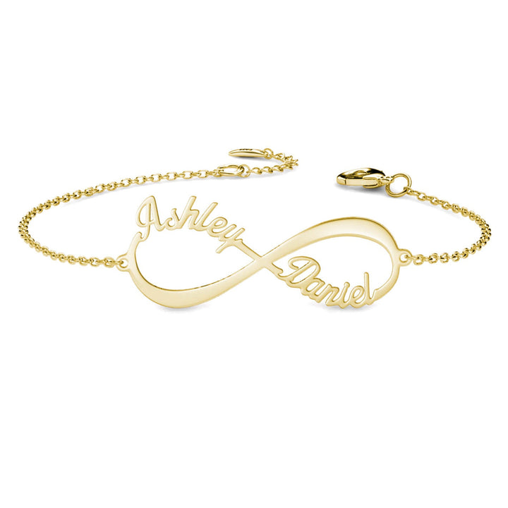 Infinity 2 Name Bracelet