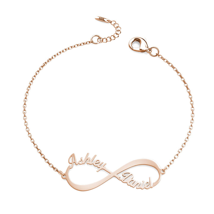 Infinity 2 Name Bracelet