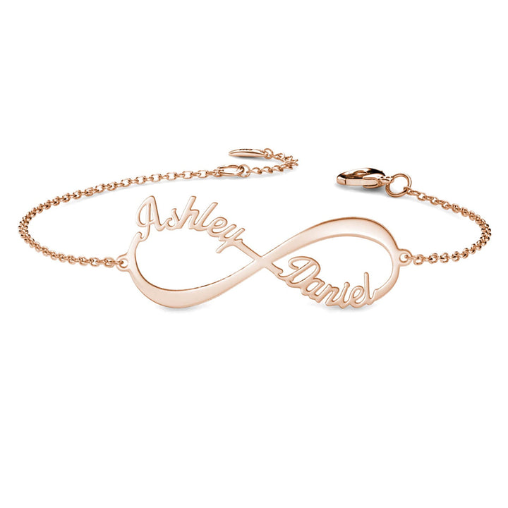 Infinity 2 Name Bracelet