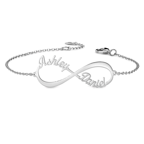 Infinity 2 Name Bracelet