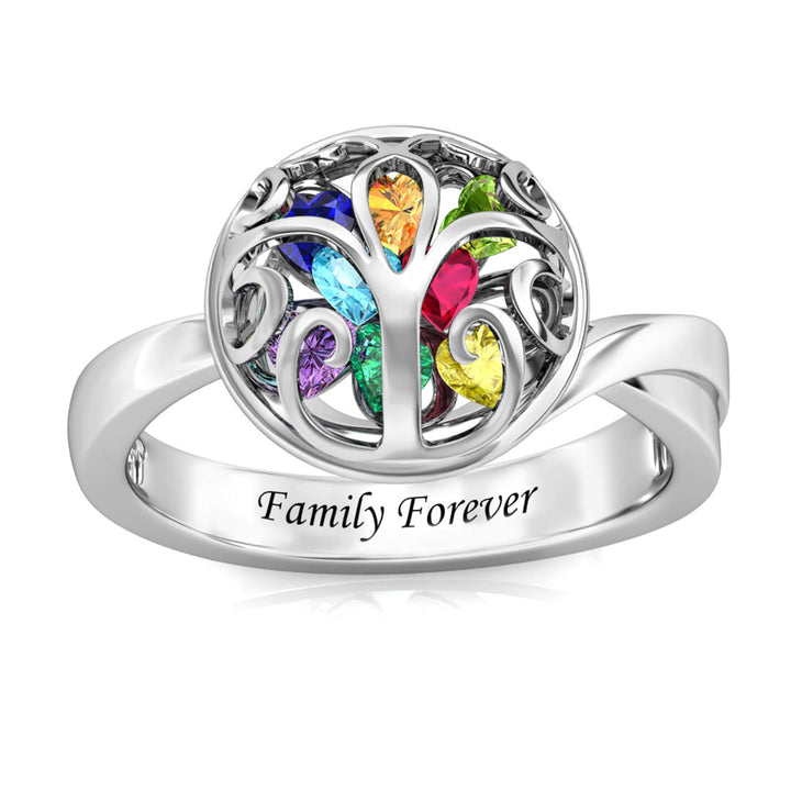12 Birthstones Ring