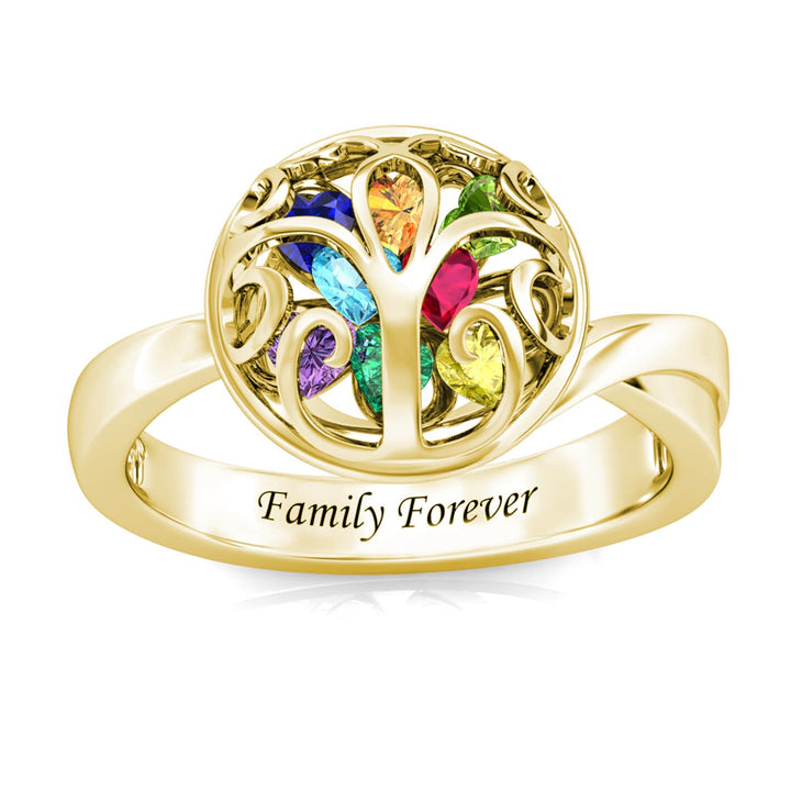 12 Birthstones Ring