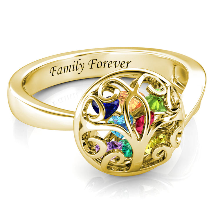12 Birthstones Ring