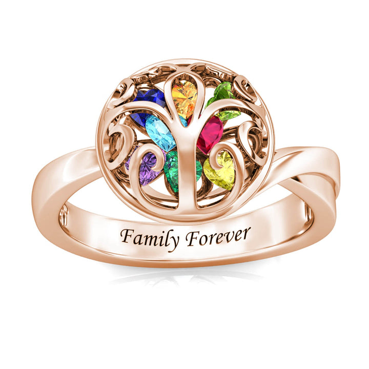 12 Birthstones Ring