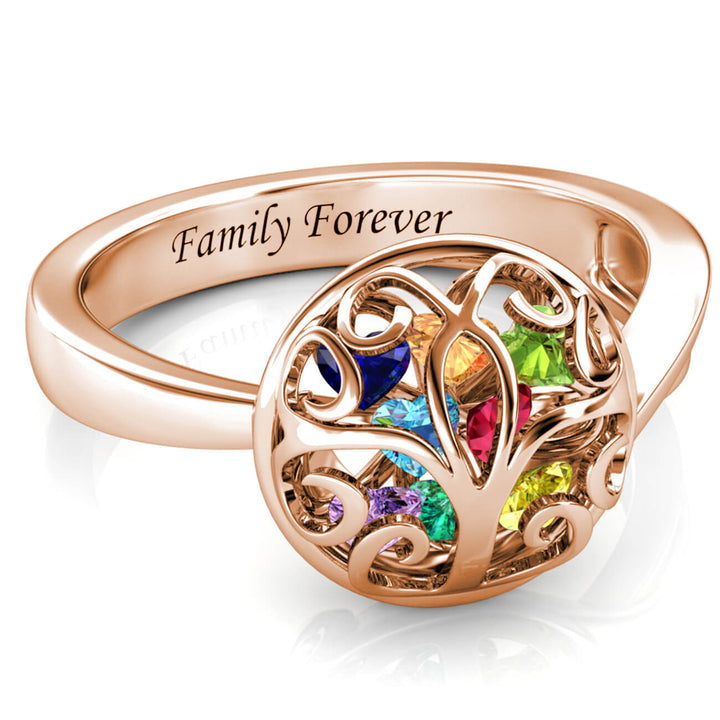 12 Birthstones Ring