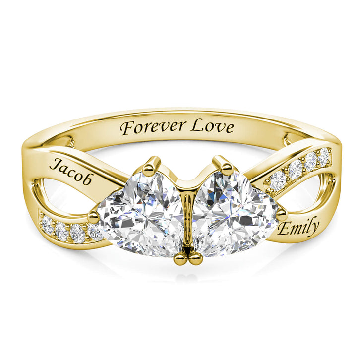 2 Birthstones Ring