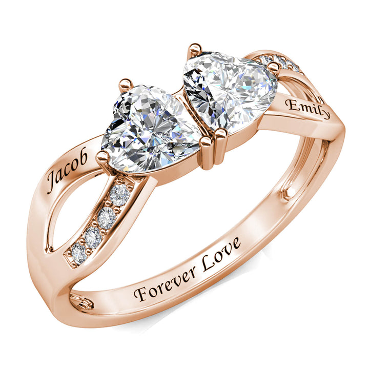 2 Birthstones Ring
