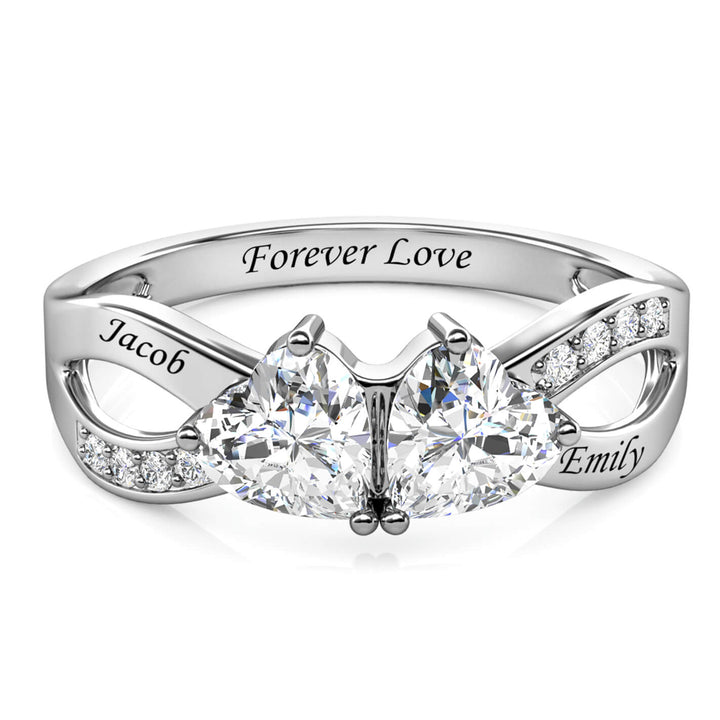 2 Birthstones Ring