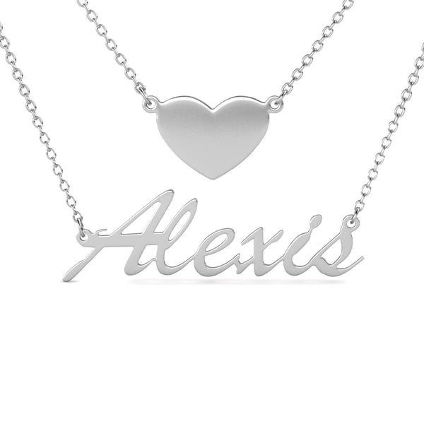 Personalised Two Layers Name Necklace